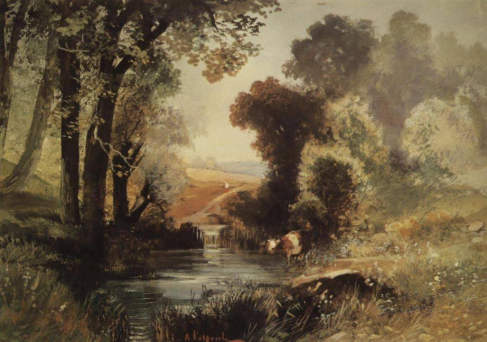 Алексей Саврасов. Летний пейзаж. 1860-е.